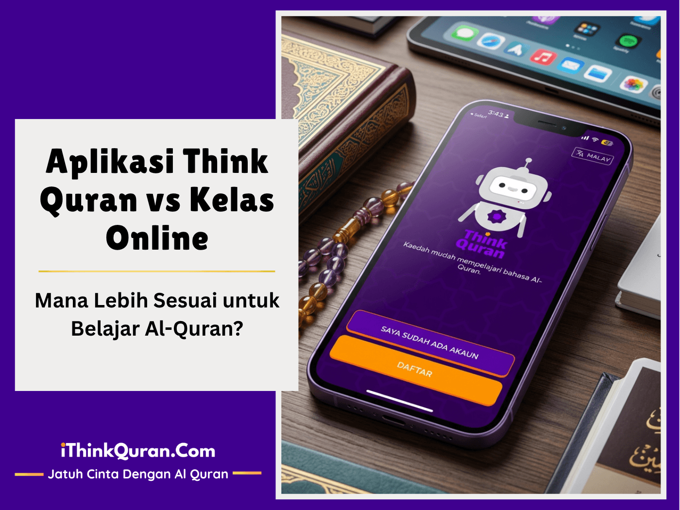 aplikasi Think Quran vs kelas online